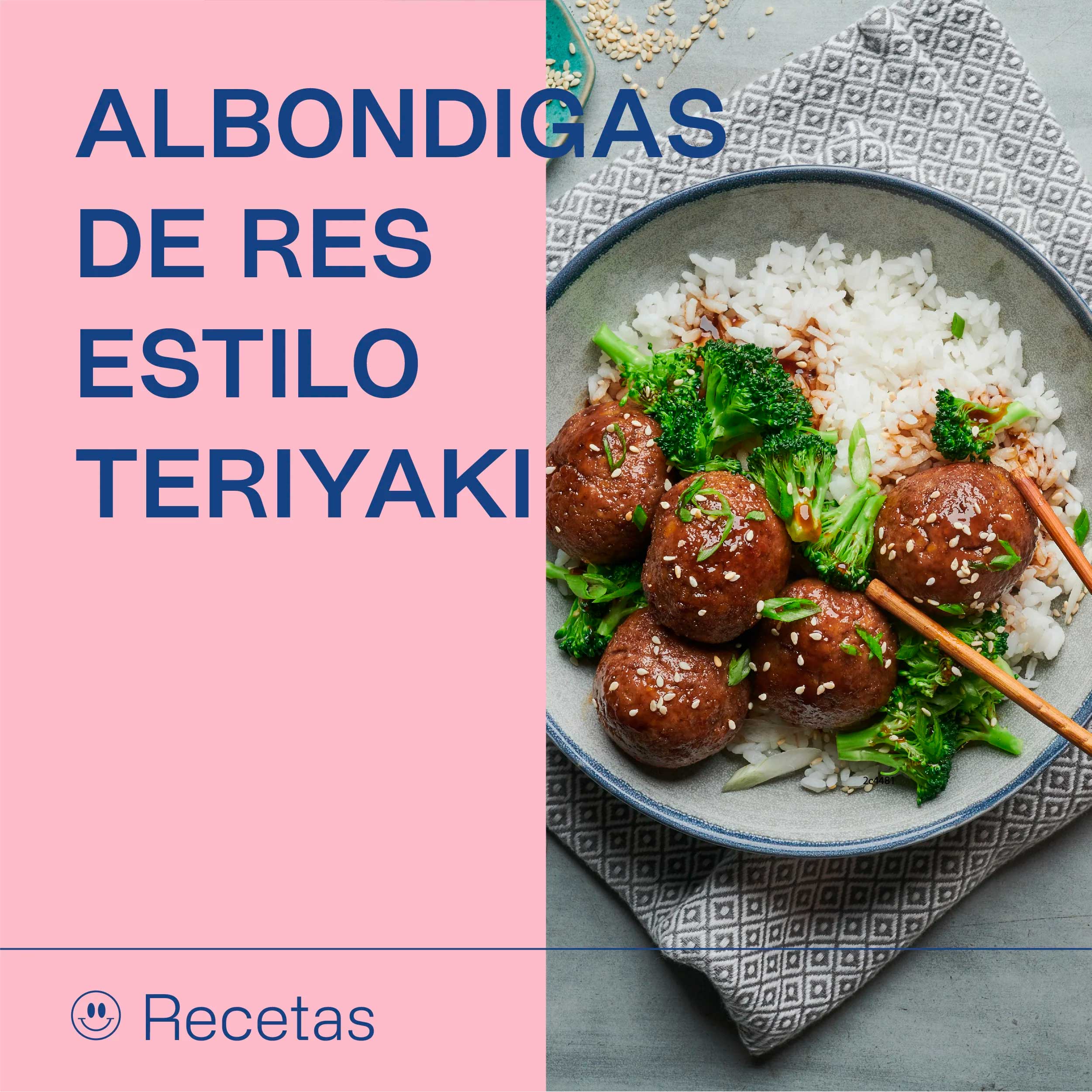 ALBONDIGAS DE RES ESTILO TERIYAKI