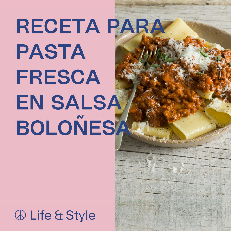 Paso a paso para hacer una pasta Italiana fresca en Salsa Boloñesa