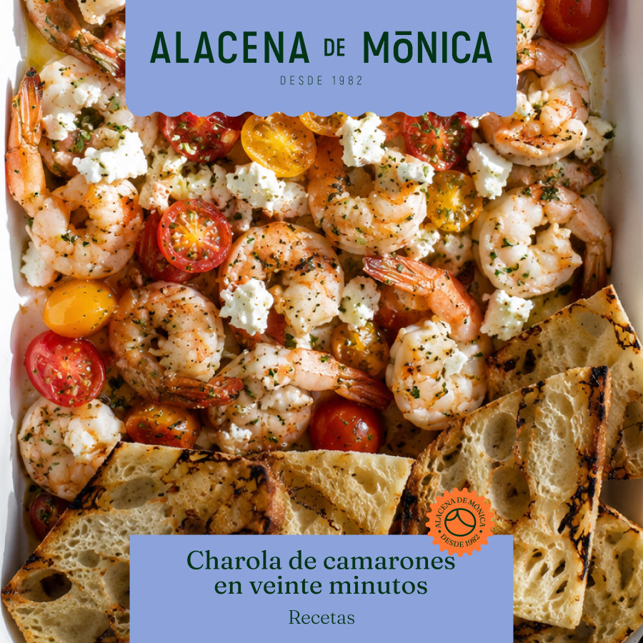 Camarones Mediterráneos con Feta