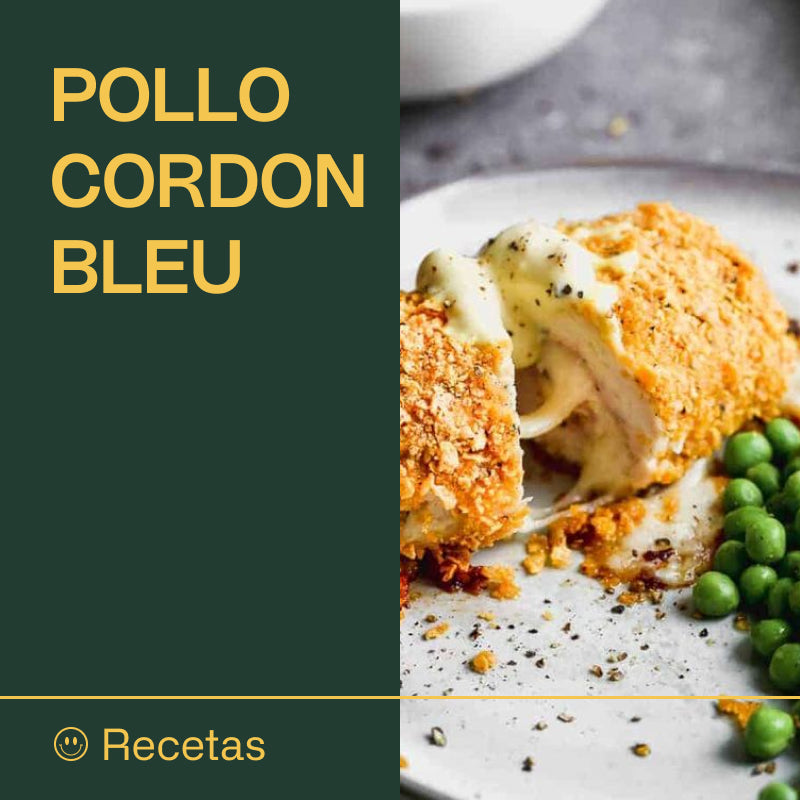 Nuestra receta de Pollo Cordon Bleu con pechuga de pollo orgánica
