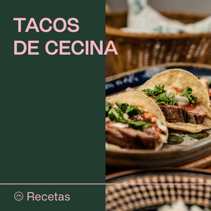Tacos de cecina
