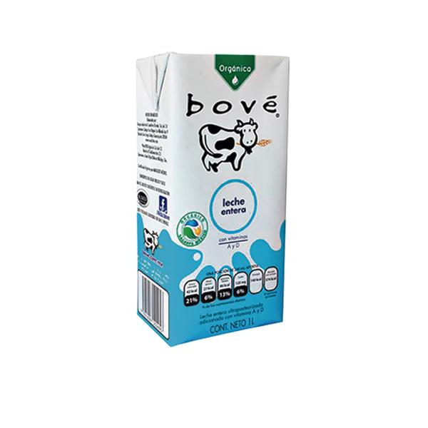 Leche Orgánica Entera Bove