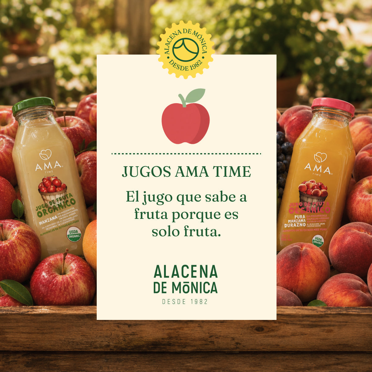 AMA: el jugo que sí sabe a fruta