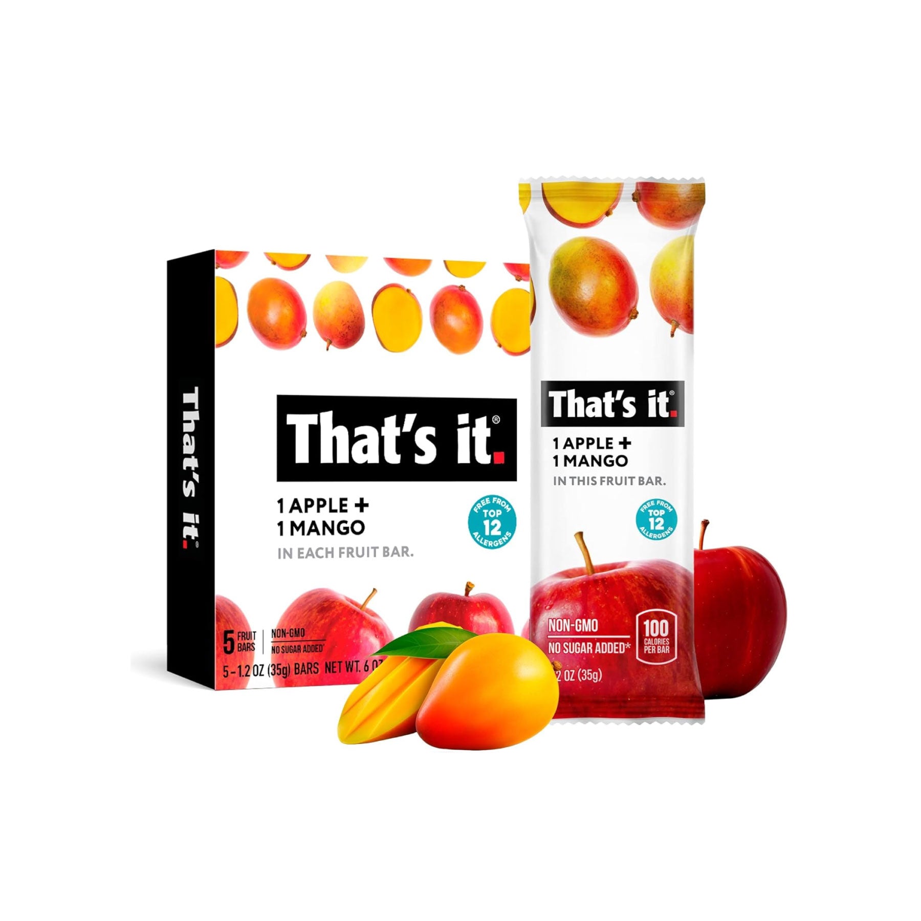 Barras de Fruta That's it - Pack de 5