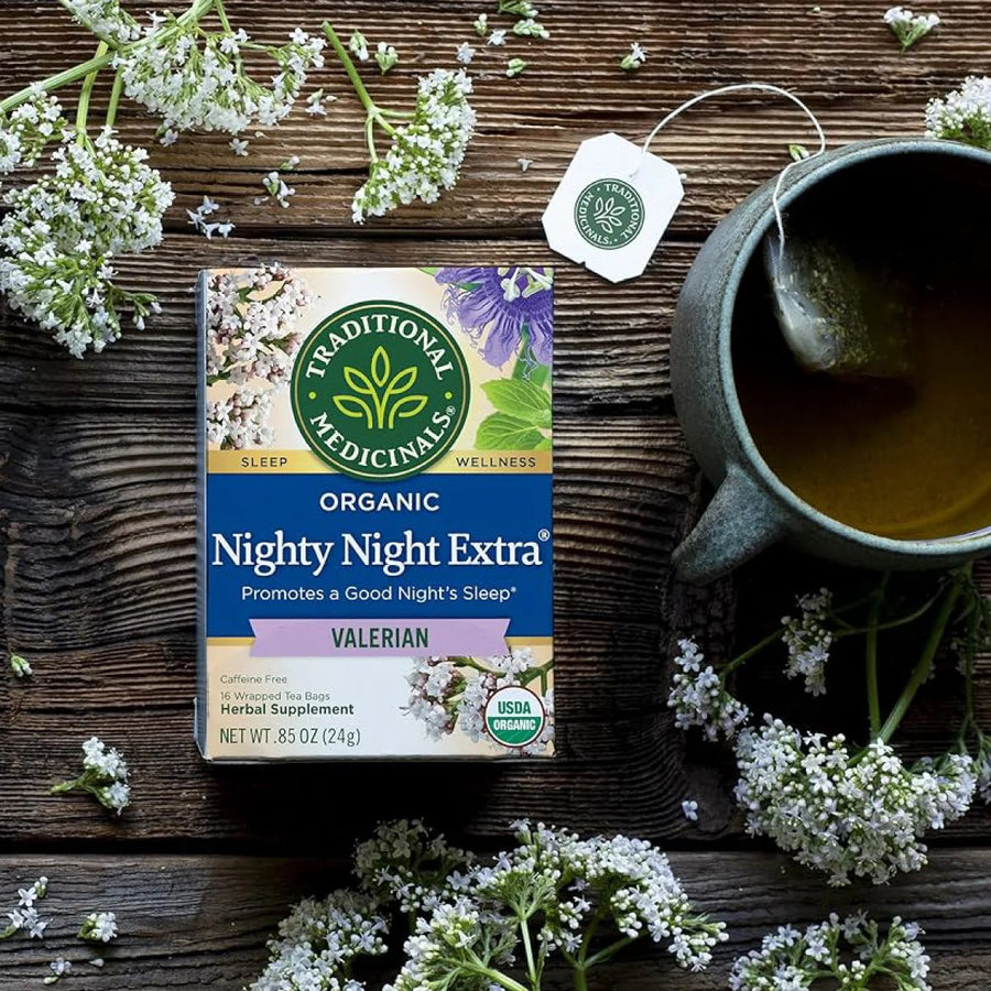 Té Orgánico Nighty Night Con Valeriana Traditional Medicinals