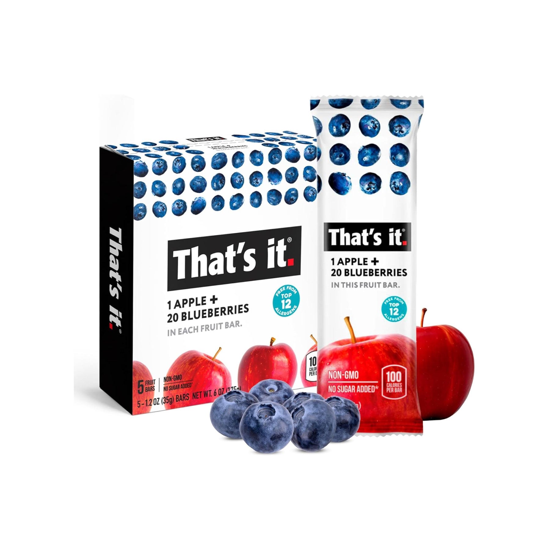 Barras de Fruta That's it - Pack de 5
