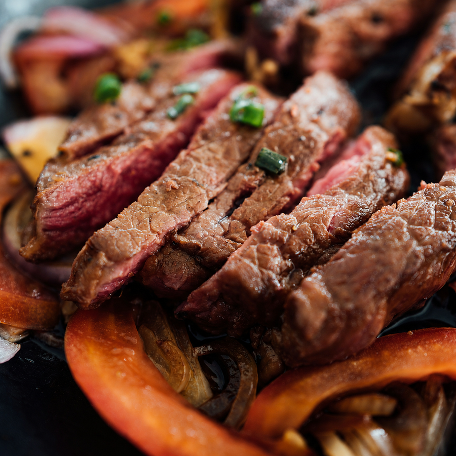 Arrachera Prime en Fajitas