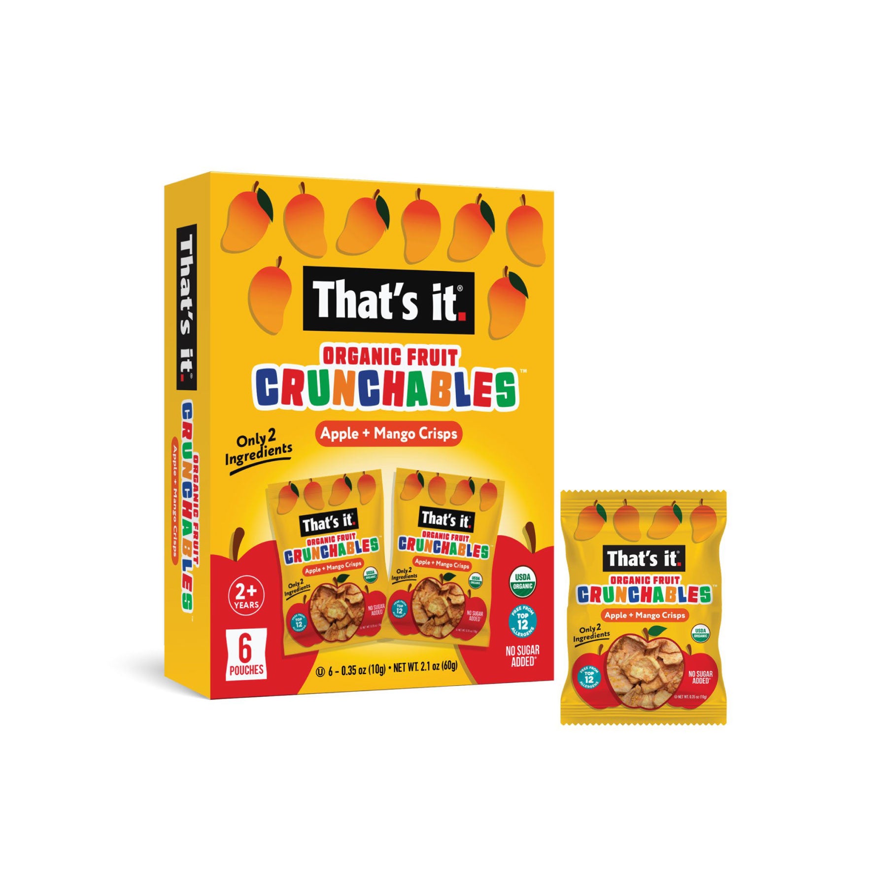 Crujientes de Fruta That's it - Pack de 6