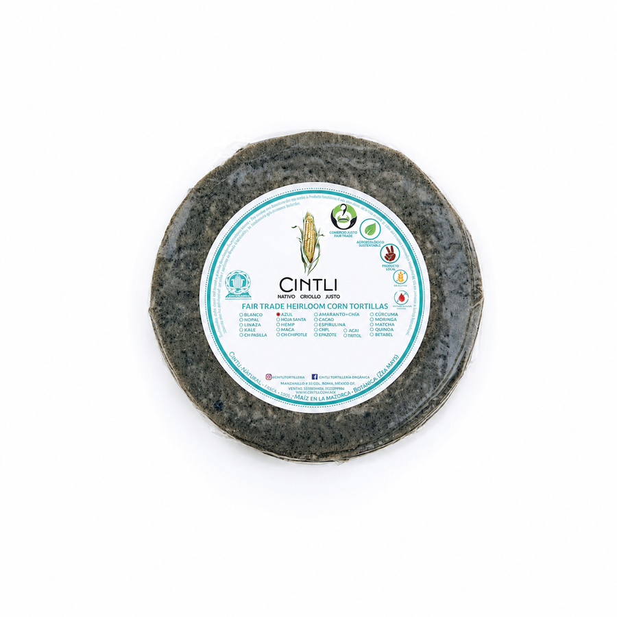 Tortillas de Maíz Azul Orgánicas Cintli