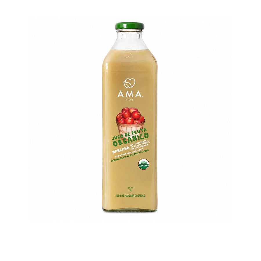 Jugo Orgánico de Manzana Ama Time 1 lt