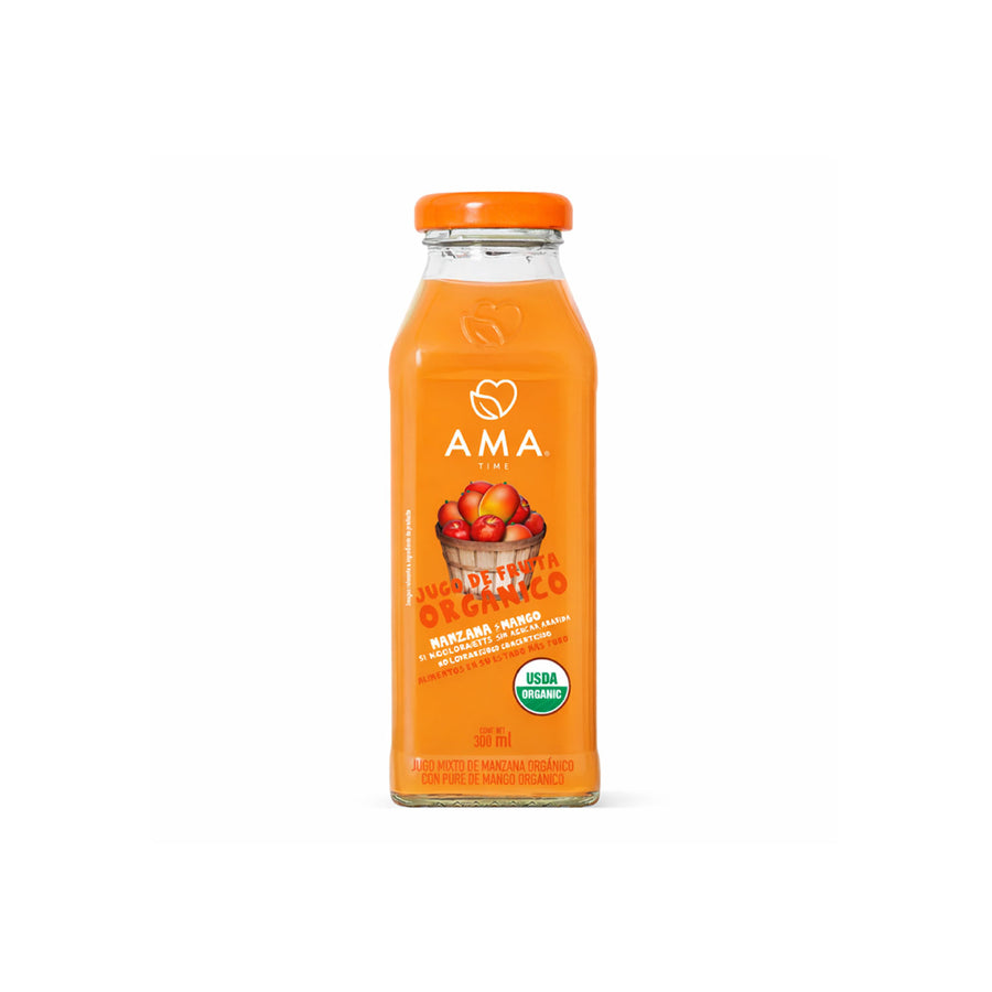 Jugo Orgánico de Manzana Mango Ama Time 300 ml