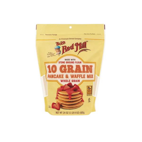 Mix de Harina de 10 granos para Hotcakes y Waffles
