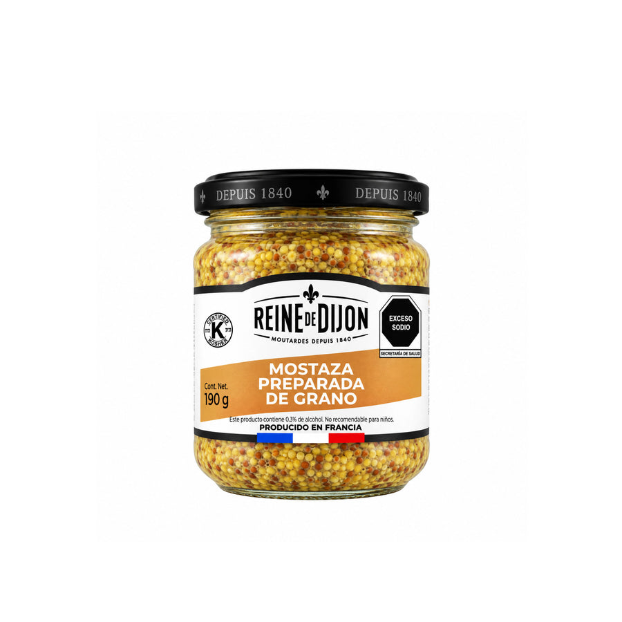 Mostaza de Grano de Dijon Reine de Dijon