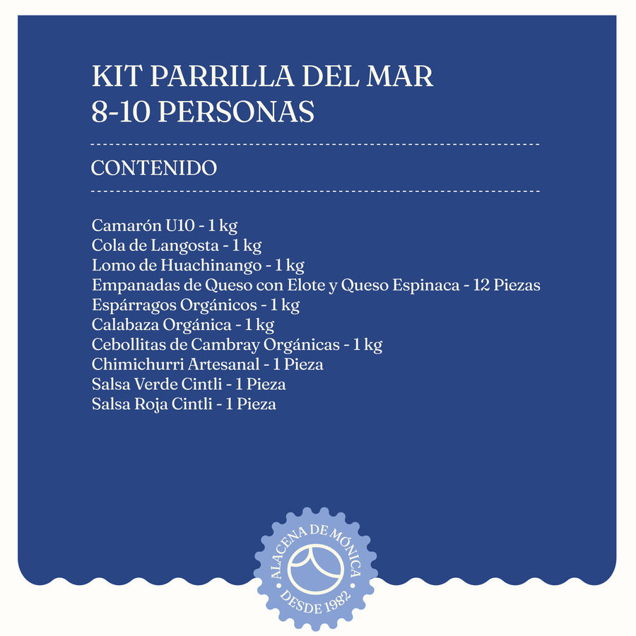 Kit Parrilla del Mar - 8 Personas
