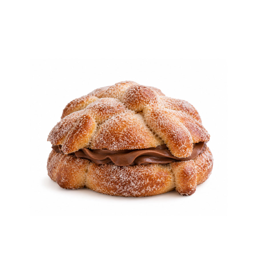 Pan de Muerto Relleno de Chocolate