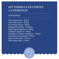 Kit Parrilla de Cortes - 4 Personas