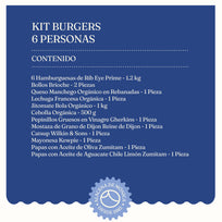Kit Burgers - 6 Personas