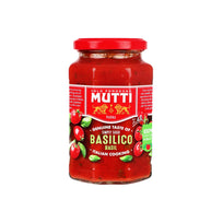 Salsa Mutti de Tomate con Albahaca