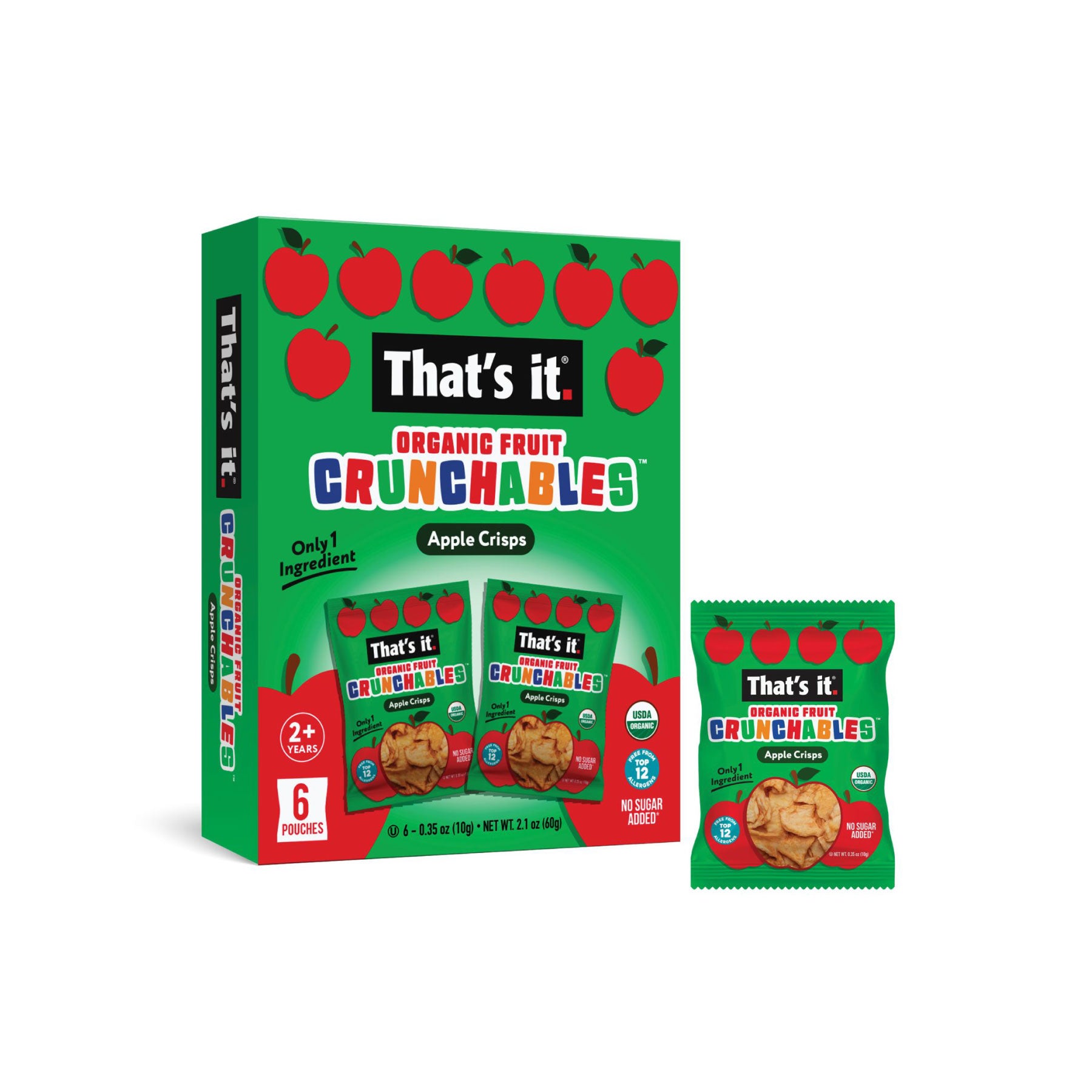 Crujientes de Fruta That's it - Pack de 6