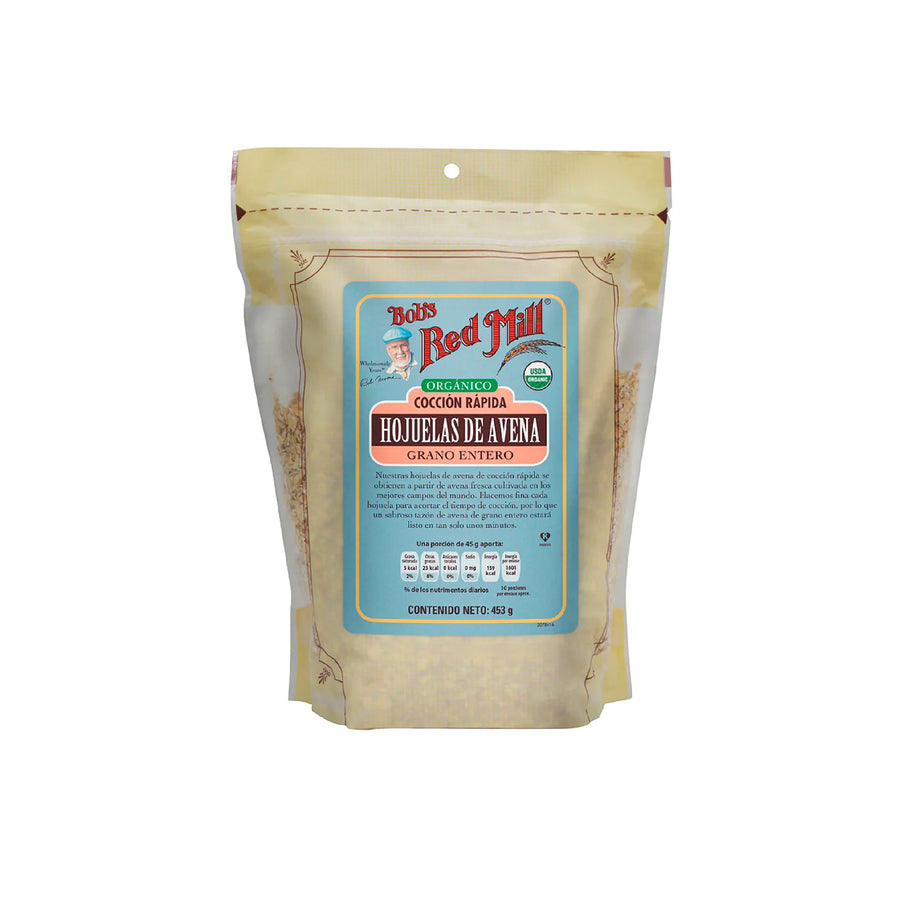 Hojuelas de Avena Orgánica De Rápida Cocción Bob´s Red Mill