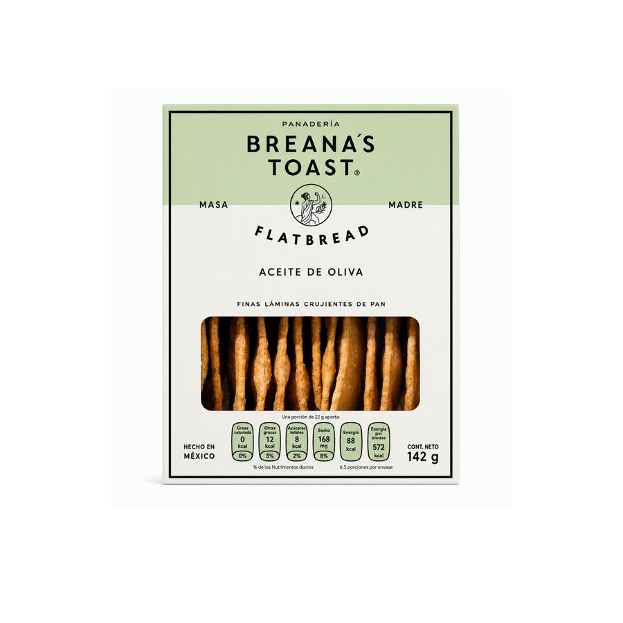 Crackers de Masa Madre con Aceite de Oliva Breana's Toast