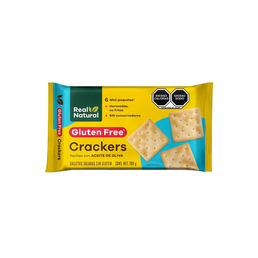 Crackers Horneadas Sin Gluten Real Natural