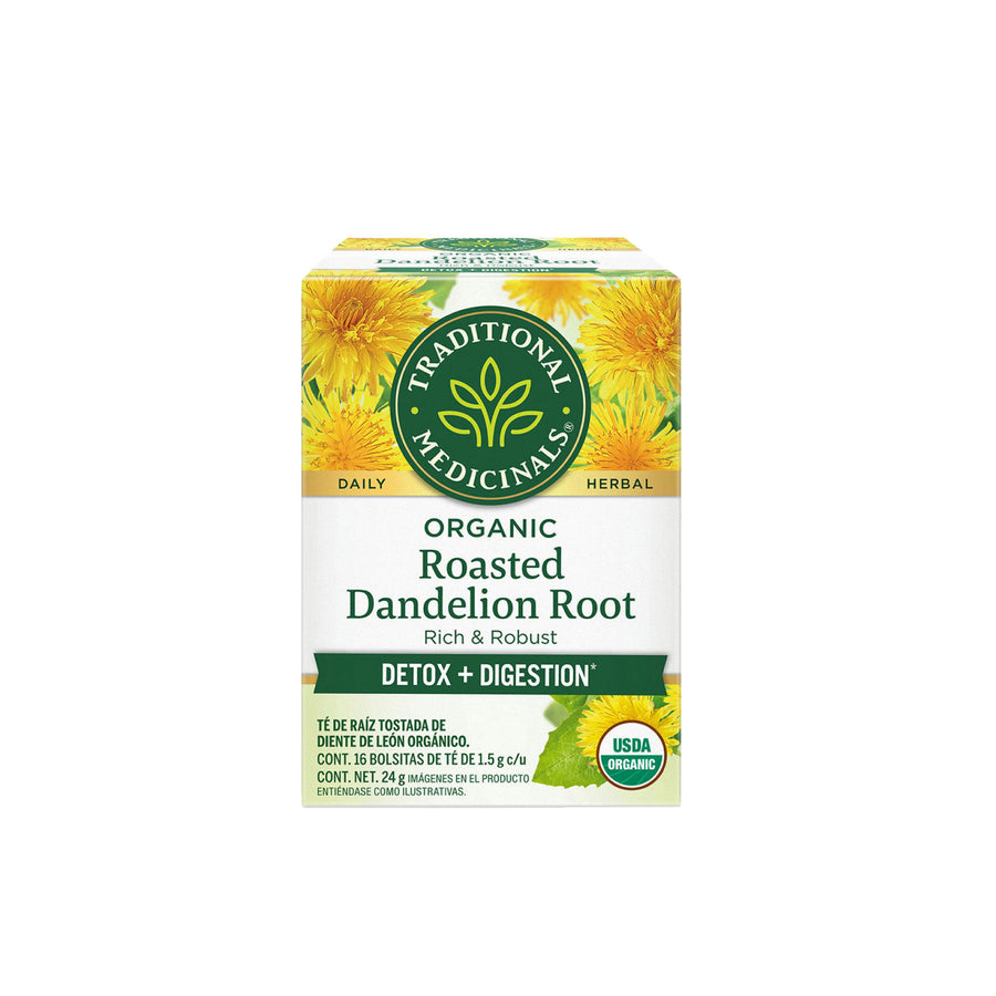 Té Orgánico de Raíz Tostada de Diente de León Traditional Medicinals