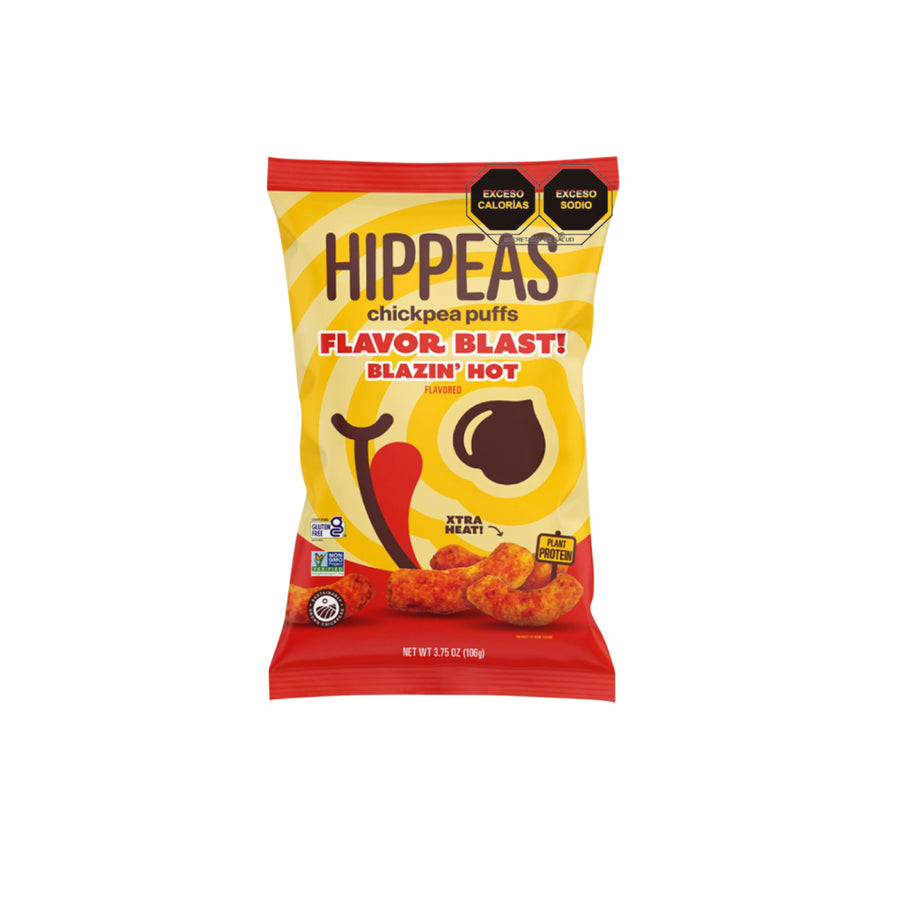 HIPPEAS PUFFS  BLAZIN´HOT FLAVOR BLAST