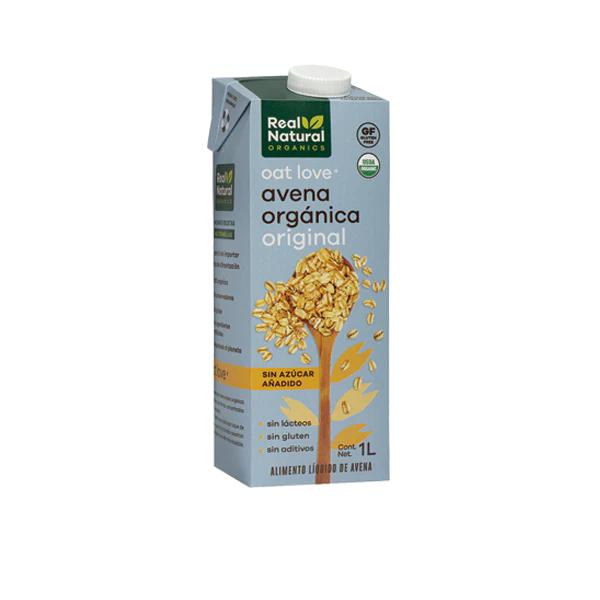 Leche de Avena Orgánica Real Natural