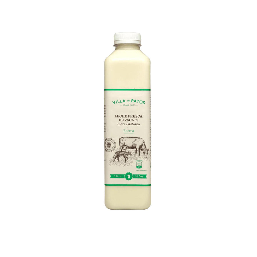 Leche de Vaca Entera Villa de Patos