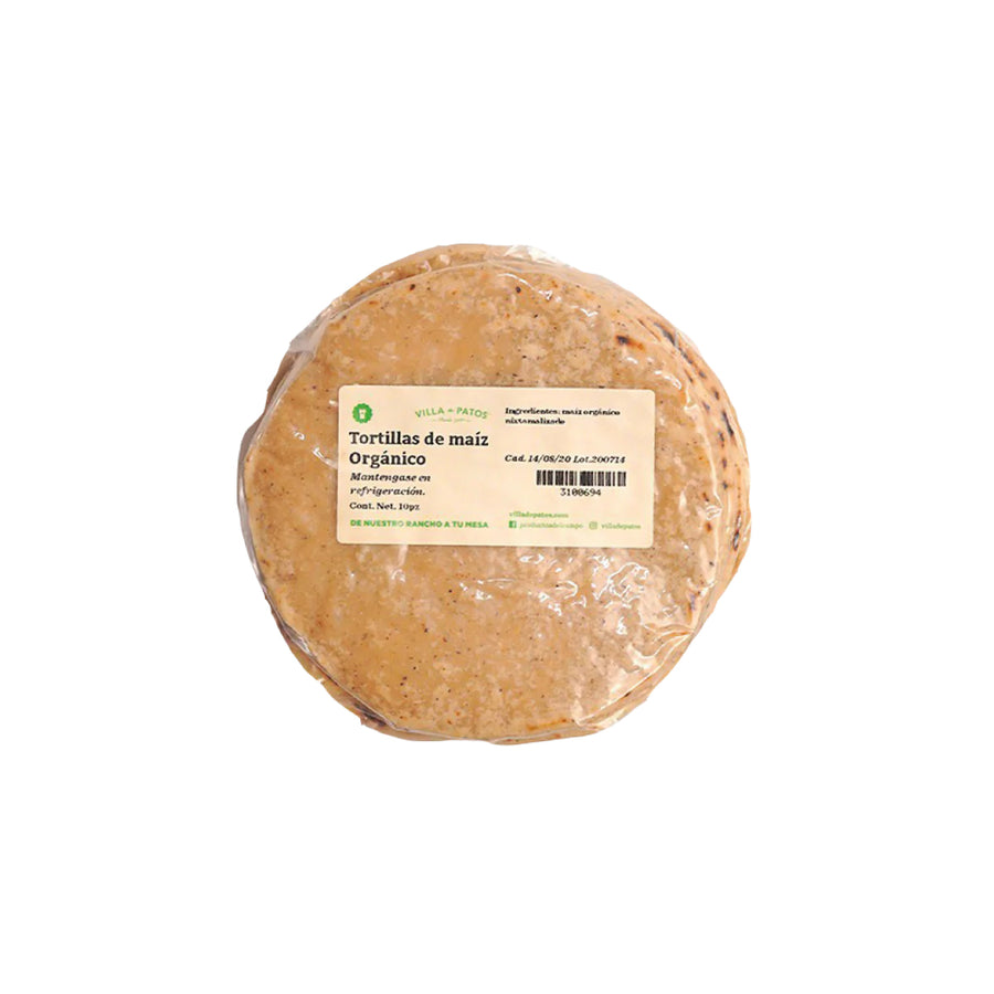 Tortillas de Maíz Orgánicas Villa de Patos