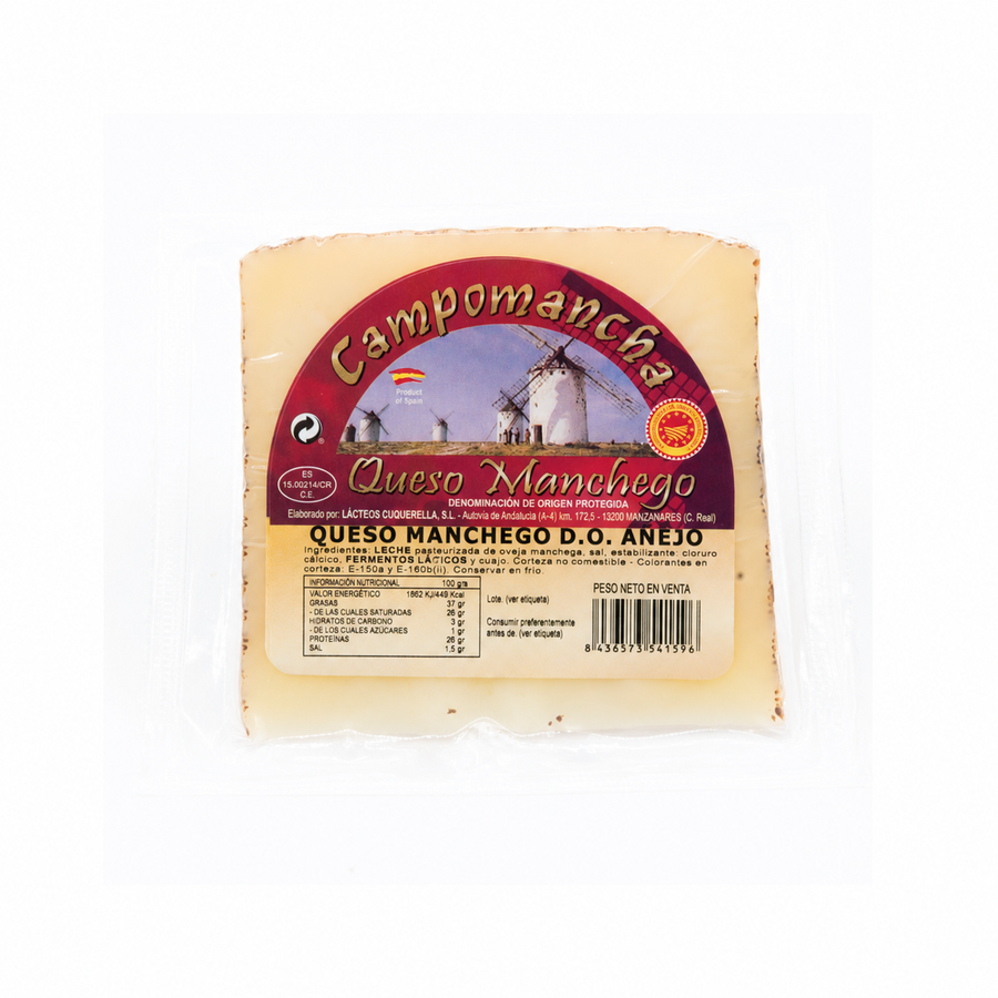 Queso Manchego de Oveja Curado 3 Meses Campomancha