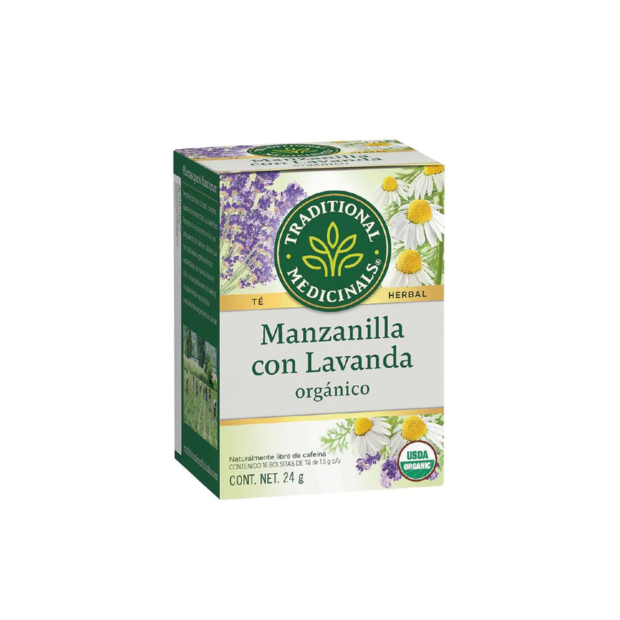 Té orgánico de Manzanilla con Lavanda Traditional Medicinals