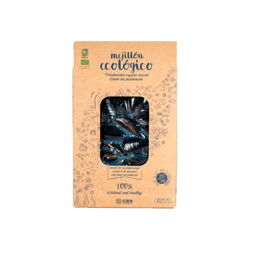 Mejillones Cocidos Orgánicos 30/40 Cies 1 Kilo
