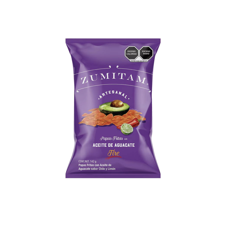 Papas con Aceite de Aguacate Chile Limón Zumitam