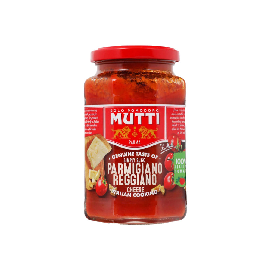 Salsa Mutti de Tomate con Queso Parmigiano Reggiano