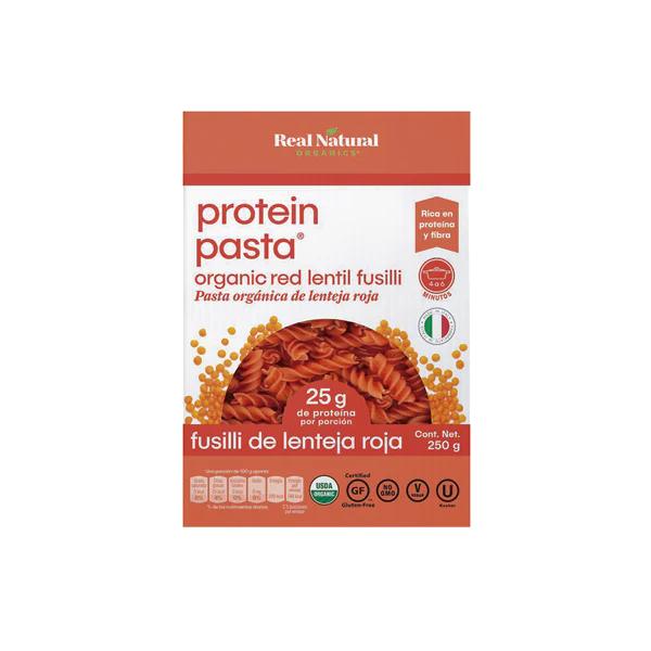 Fusilli Orgánico De Lenteja Roja Real Natural