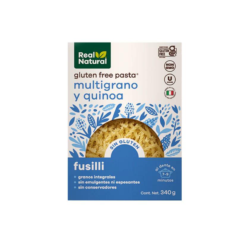 Fusilli de Quinoa y Multigrano Sin Gluten Real Natural