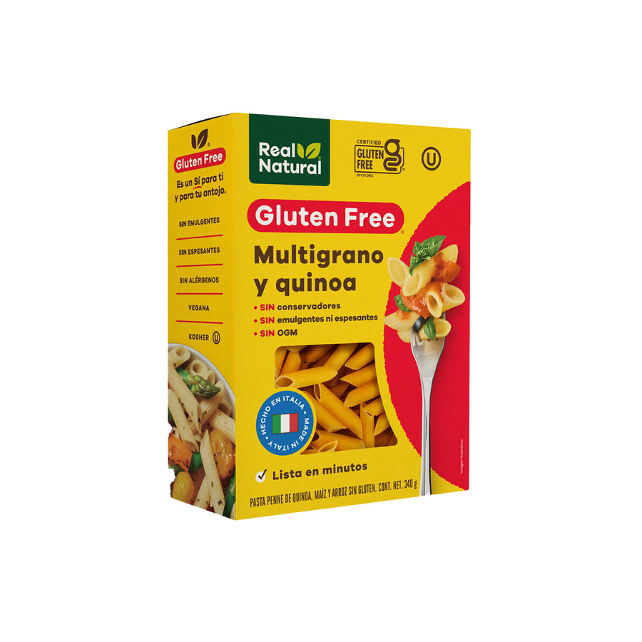 Penne de Quinoa y Multigrano sin Gluten Real Natural