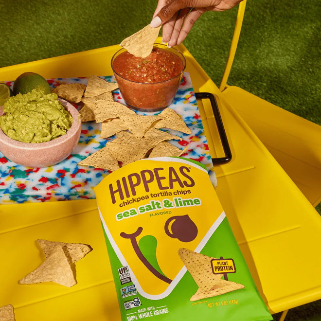 HIPPEAS TORTILLA CHIPS SEA SALT & LIME