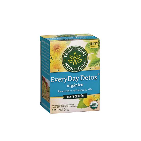 Té Orgánico Everyday Detox Diente de León Traditional Medicinals