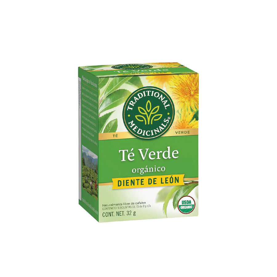 Té verde orgánico con Diente de León Traditional Medicinals