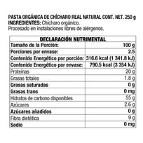 Fusilli Orgánico De Chicharo Real Natural