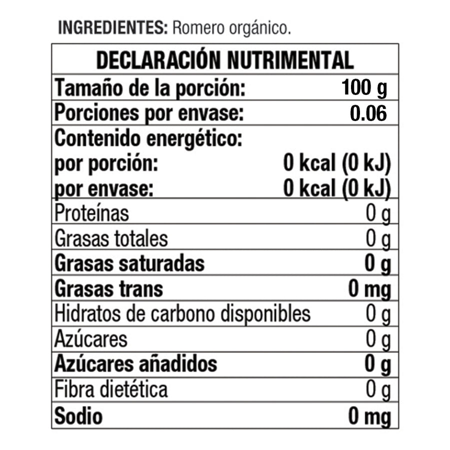 Hoja de Romero Simply Organic