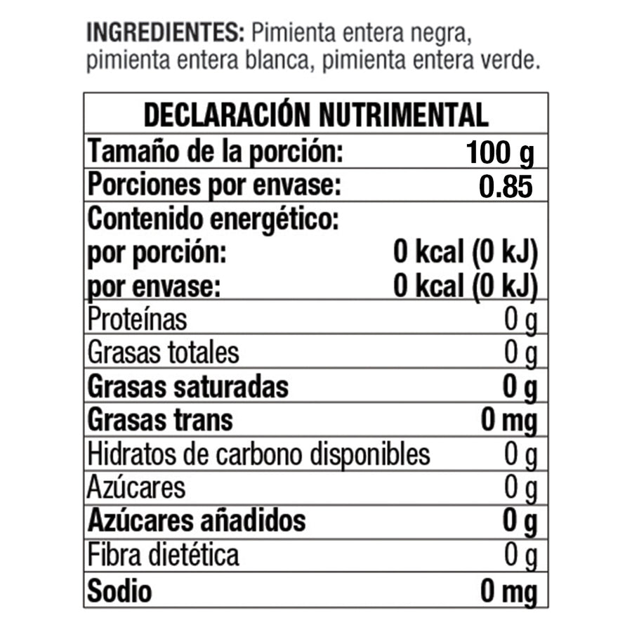 Mezcla de Granos de Pimienta Simply Organic